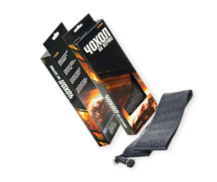 оплетка руля  L  кожзам  (39 - 41 см)  черная перфор. Vitol
