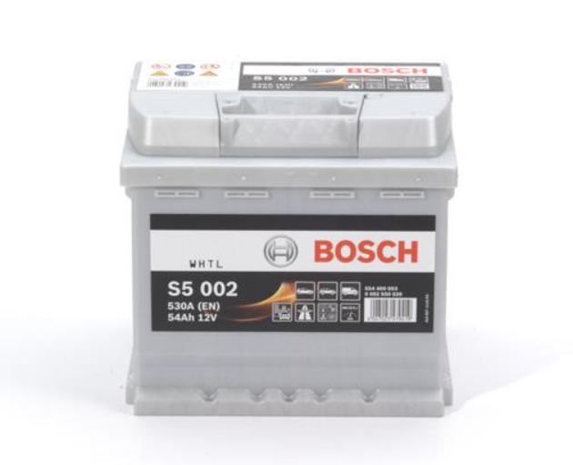 Аккумулятор Bosch S5 Silver Plus 54Ah, EN530 правый "+" 207x175x190 (ДхШхВ)