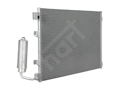 радиатор кондиционера Nissan Qashqai 1.6 (07-13)  (HART) 611 423 - зображення 2