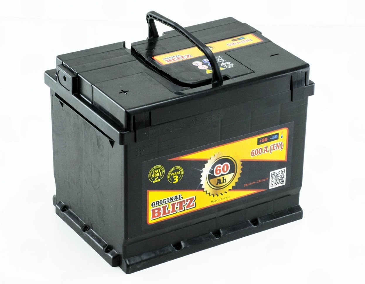 Аккумулятор Blitz  60Ач 600А Black (L2) (1) (2 года гар)