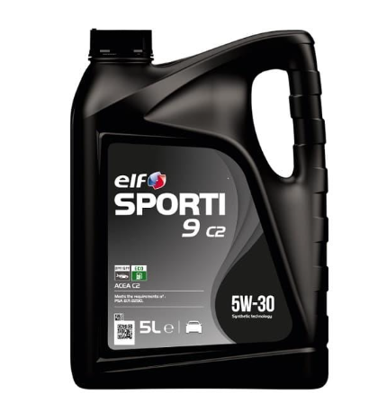 Моторна олива Elf Sporti 9 C2 / 5W30 / 5л. / (ACEA C2 )