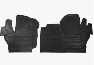 коврики салона ГАЗ Газель-Next (ручка КП - сверху на панели) борт 2,5см, с перемычкой