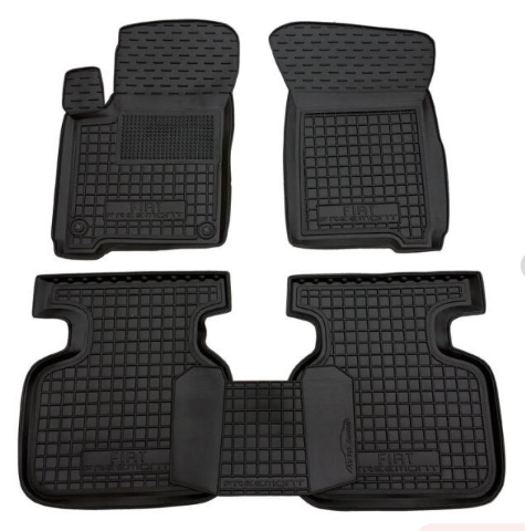 коврики салона Fiat Freemont 2011-2016 борт 2,5см, с перемычкой