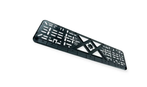 рамка под номер книжка  "SKODA"  рельефная хром улучшенная SKODA  SPR - зображення 2