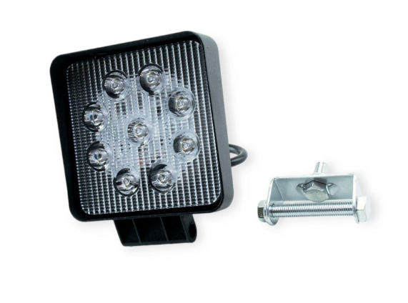 фара дополнительная LED 110х110х42 (Д/В/Ш) 27W ближний EPISTAR 06T-27W/42/F - зображення 1