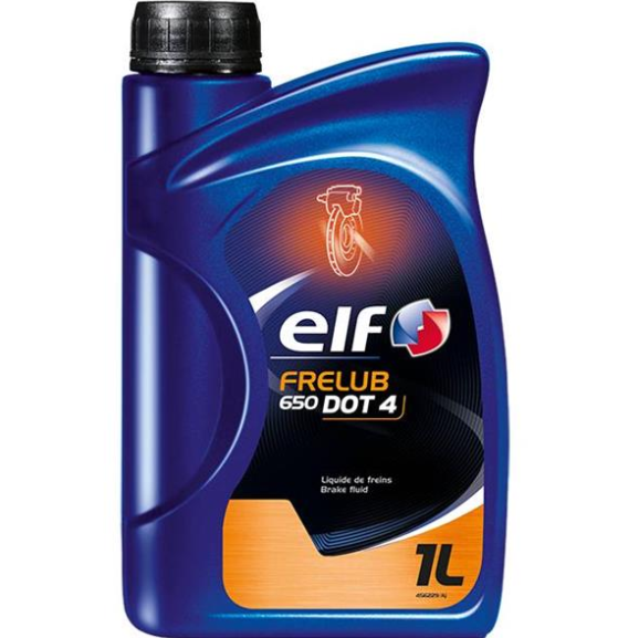 Гальмівна рідина Elf Frelub 650 / 1л. / ( DOT4 )