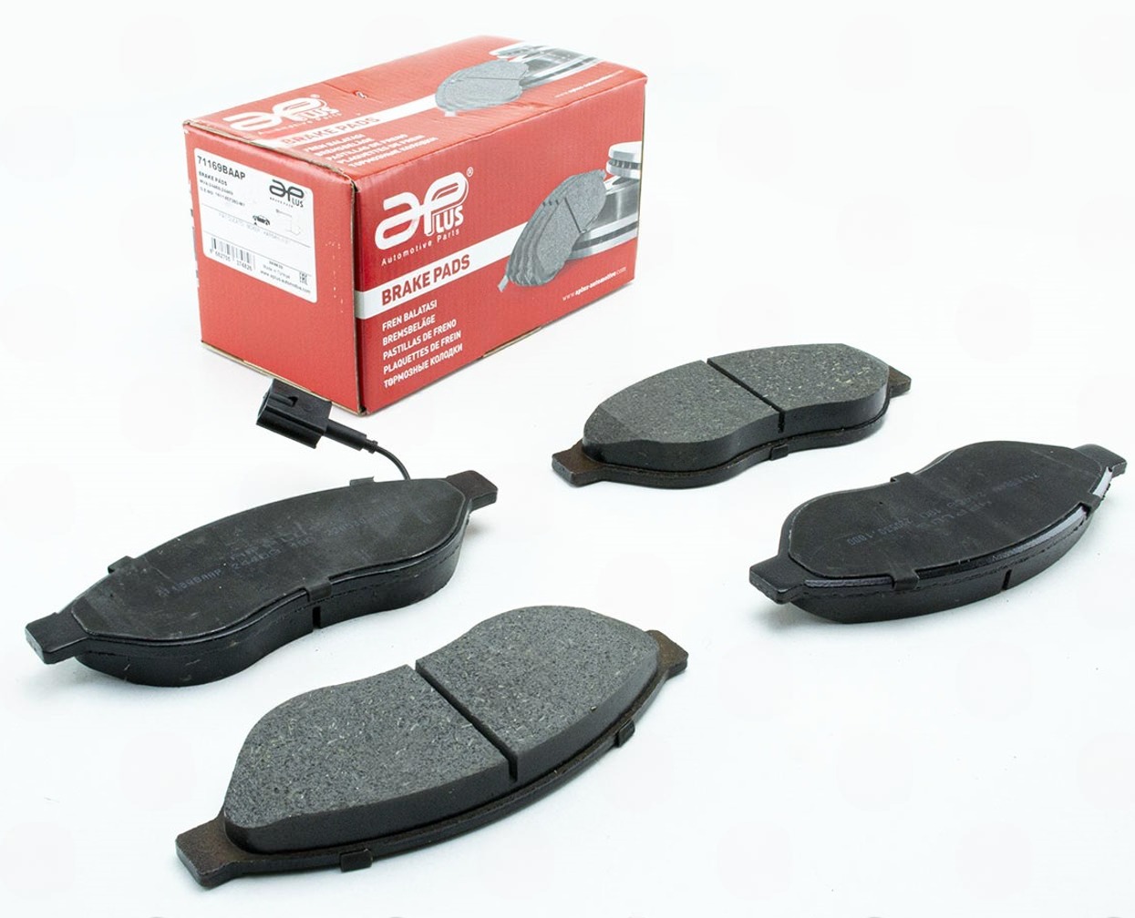 колод.торм. пер. Fiat Ducato-Peugeot Boxer 06-> (1.1-1.5T)  (APLUS)