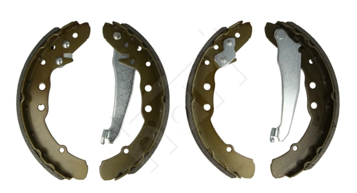 колодки барабанные VW Caddy II (95-04), Golf II, Jetta II, Audi 80, (82-04)  (230x40)  (HART)