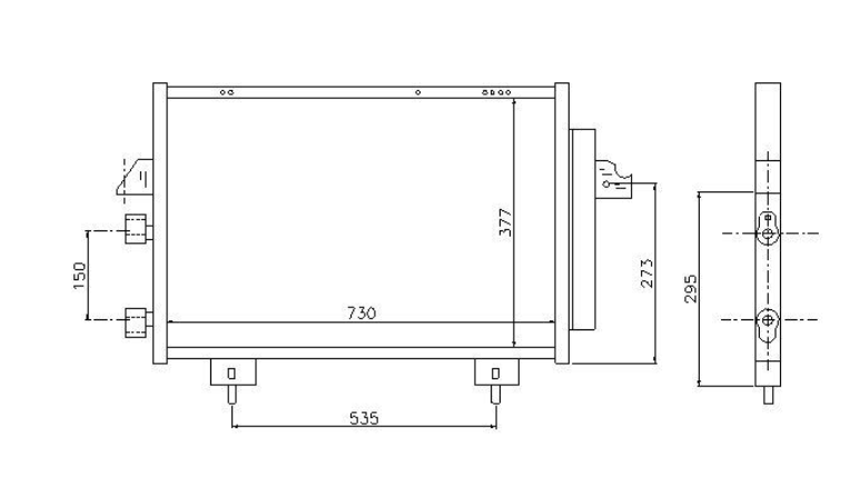 Радиатор кондиционера (+/-A) [OE. 88460-42070]