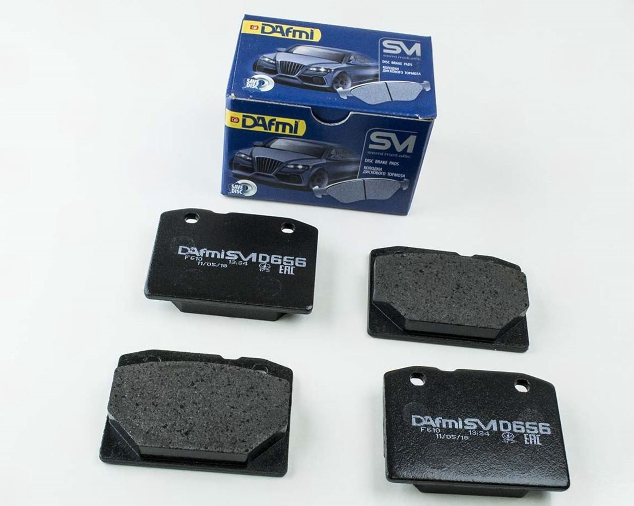 колодки торм.перед. 2101 (Dafmi Semi Metallic - средння) D656SM