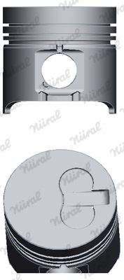 Поршень в комплекті на 1 циліндр, 3-й ремонт (+0,60)