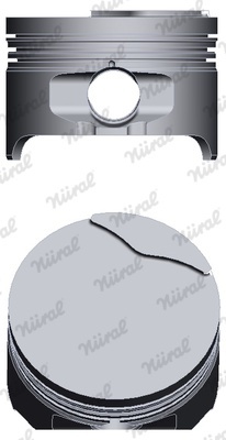 Поршень в комплекті на 1 циліндр, 1-й ремонт (+0,5)