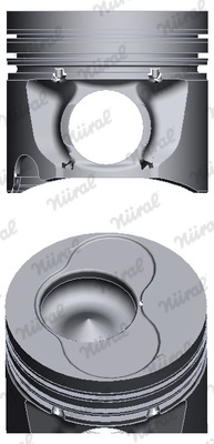 Поршень в комплекті на 1 циліндр, 2-й ремонт (+0,50)