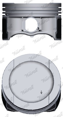 Поршень в комплекті на 1 циліндр, STD