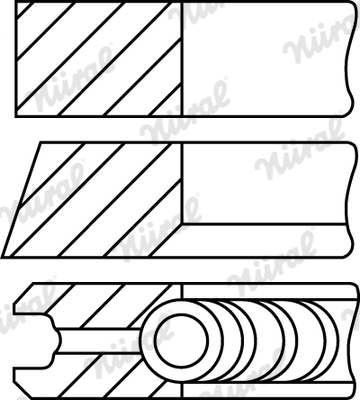 Поршень в комплекті на 1 циліндр, STD 87-434600-00 - зображення 3