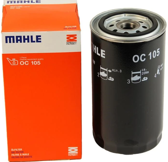 фильтр масл. VW T4 2,4-2,5D (90-03), LT 2.4D, 2.4TD (82-97)  (MAHLE)