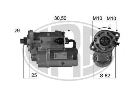 Стартер HYUNDAI,KIA