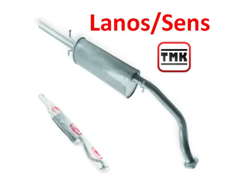 глушитель Lanos-Sens <овальный> (Тернополь ТМК)  тяжелый в пакете