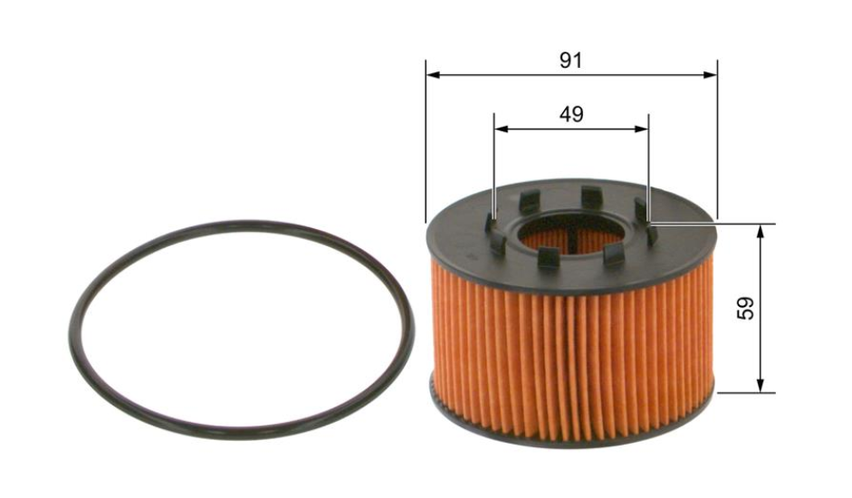 Фільтр масляний 1 457 429 239 - зображення 2