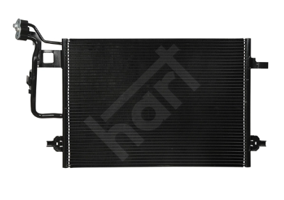 радиатор кондиционера VW Passat B5+ (00-05)  (HART)