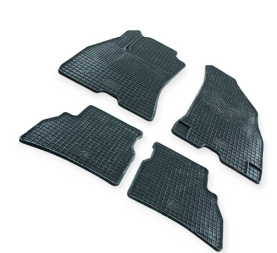 коврики салона Fiat Doblo II 2010-> , Opel Combo D 2011-2018  борт 1см, евроклетка