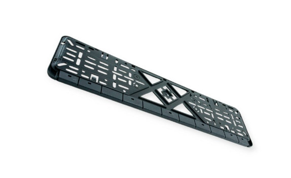 рамка под номер книжка  "SUZUKI"  рельефная хром улучшенная SUZUKI  SPR - зображення 2