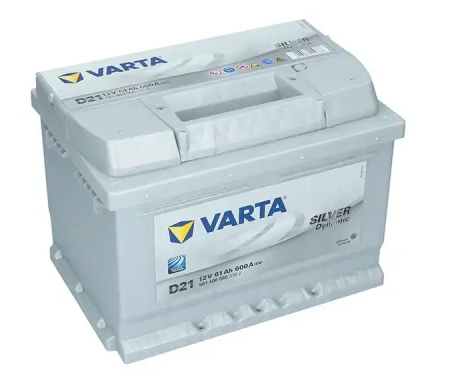 Аккумулятор VARTA  61Ач 600А Silver Dynamic (LB2) (0) Евро прав + (2 года гар) низкий