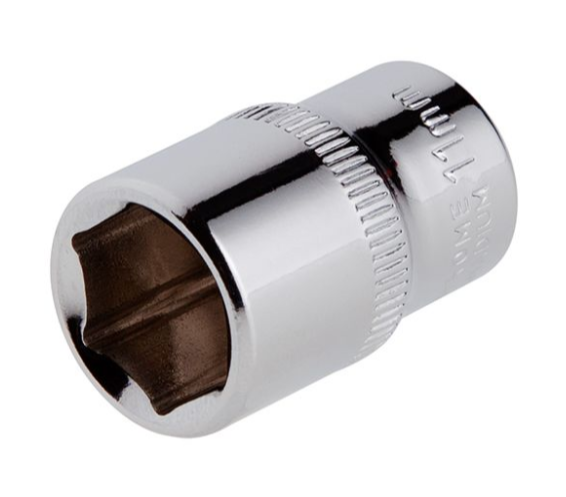 головка торцевая шестигранная 1/4" 11 мм CrV