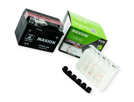 акб 12V4A (110x85x70) HONDA AF18,27/DELTA заливной MAXION без электолита