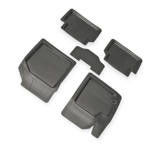 коврики салона Daewoo Lanos, Aveo, Lacetti, Forza  борт 4см, с перемычкой Дубно