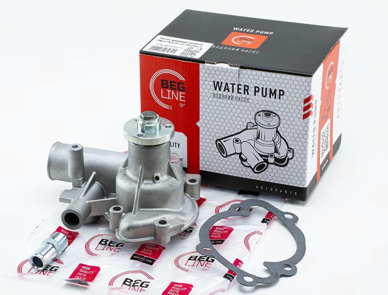 помпа Волга,УАЗ на 406, 405, 409 дв. ЕВРО-3 с ГУР с конд. BEG-LINE