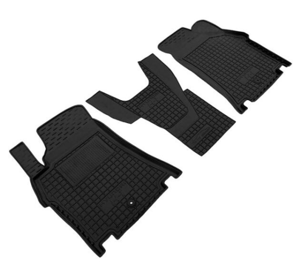 коврики салона Hyundai H1 2008-2020 (1+1 передний ряд) борт 2,5см, с перемычкой