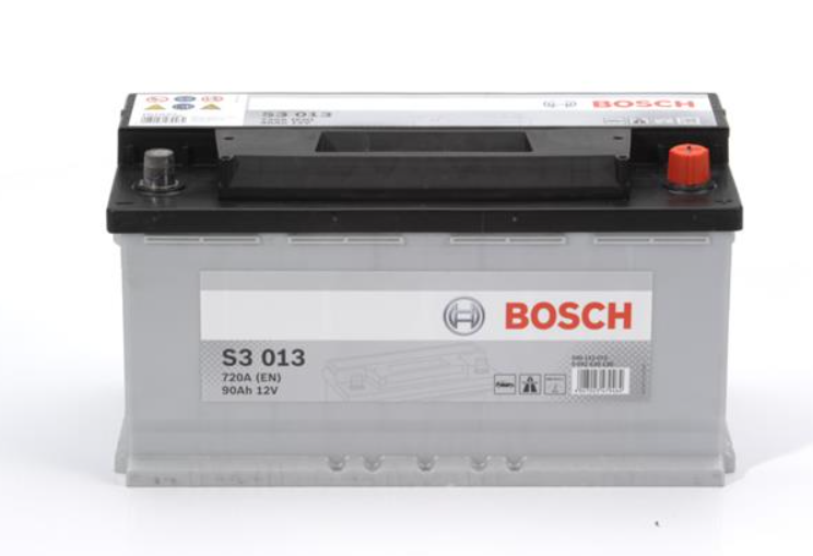Аккумулятор Bosch S3 90Ah, EN 720 правый "+" 353x175x190 (ДхШхВ)