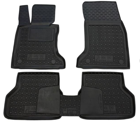 коврики салона BMW 5 E60 2003-2010  борт 2,5см, с перемычкой