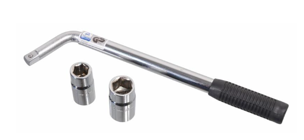 Ключ колісний 17/19/21/23мм, Г-подібний DO 09412 - зображення 2