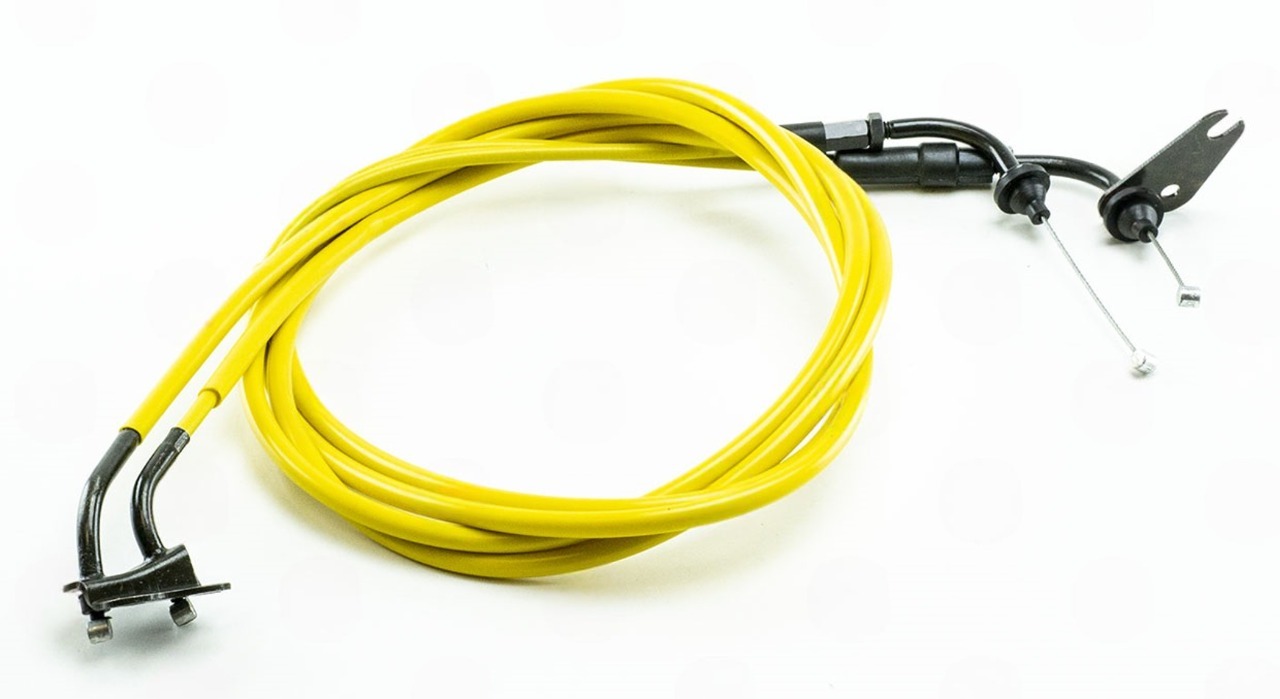 трос газа YAMAHA JOG-50 5BM (1500мм) желтый