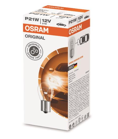 лампа A 12V P21W BA15s OSRAM