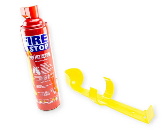 огнетушитель 1000г  углекисл. FIRE STOP  с пласт. держателем (2028)