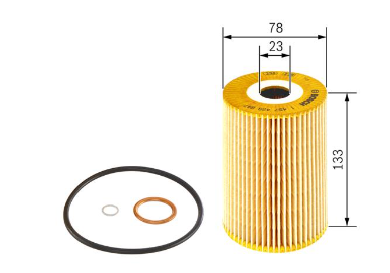 Фільтр масляний 1 457 429 647 - зображення 2