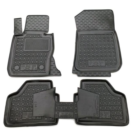 коврики салона BMW X1 E84 2009-2015 борт 2,5см, с перемычкой