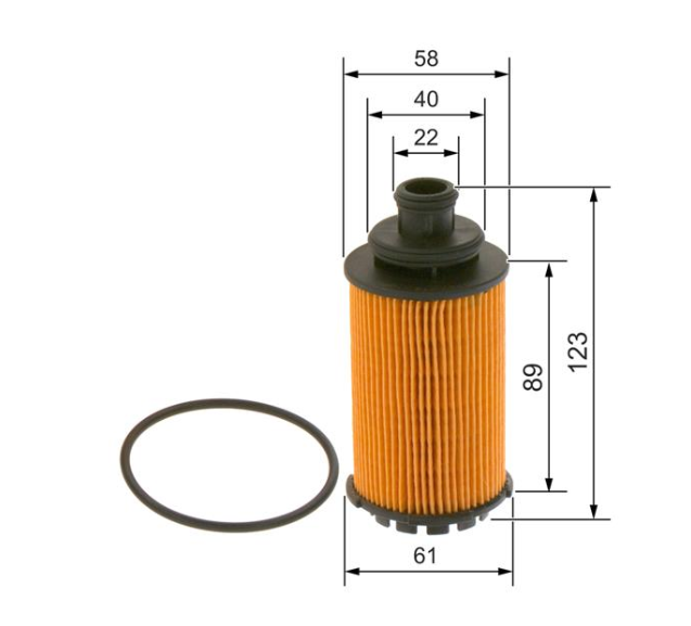 Масляний фільтр F 026 407 214 - зображення 2