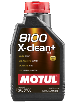 масло Motul 5W-30 8100 X-Clean+ (1л)