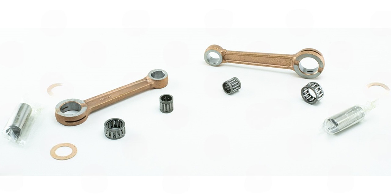 шатун ЯВА 350 12V (сепараторы+ниж палец+упор кольца)