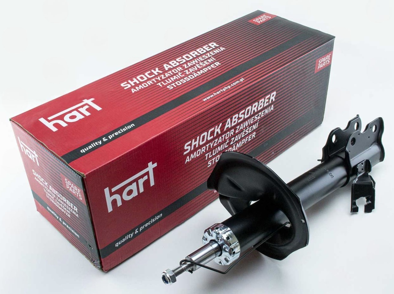 амортизатор пер. Nissan X-Trail 01-> левый L  (HART)