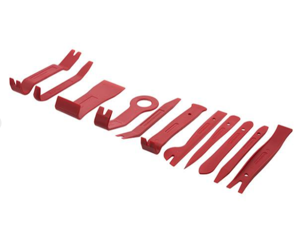 съёмник обивки салона и клипс 11шт Intertool (чехол) AT-0152 - зображення 4