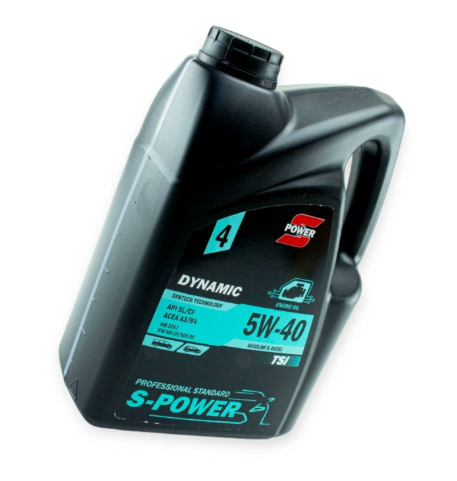 масло S-Power 5W-40 Dynamic TSi SL/CF (4л)