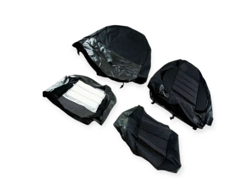 чехлы салона универс. 1+1 передние Universal B "пилот" серые  кожзам+ткань