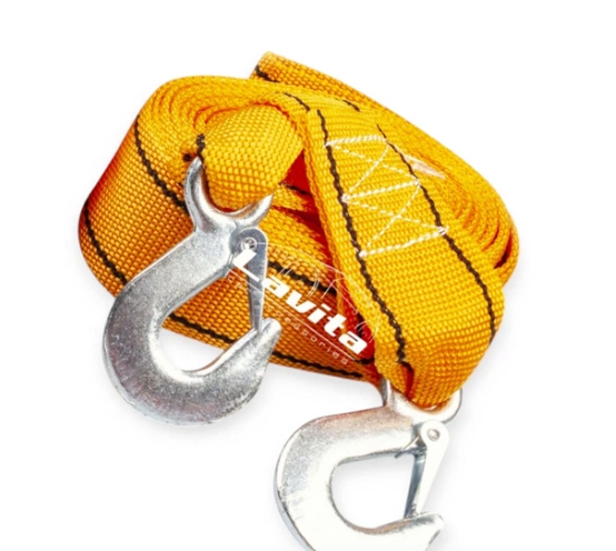 трос буксир. лента   3 т х 6,0м х 60мм крюк/оранж/кулек/полипропилен Lavita