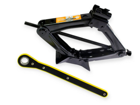 домкрат ромбовый   1Т   100-350мм  металлическая опора, трещетка Dk