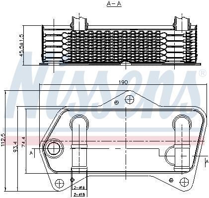 Маслорад. AI A 3/S 3(03-)1.8 TFSI(+)[OE 02E409061B]